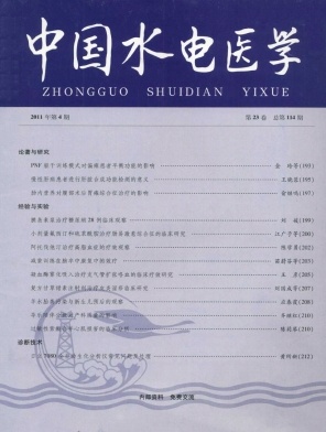 中国水电医学杂志